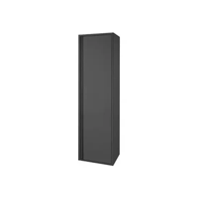 Afbeelding van Kolomkast BWS Sally 160x40x40 cm Greeploos Hoogglans Antraciet