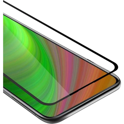 Afbeelding van Cadorabo Screenprotector geschikt voor Honor 30 Volledig scherm pantserfolie Beschermfolie in TRANSPARANT met ZWART Gehard (Tempered) display beschermglas 9H hardheid 3D Touch