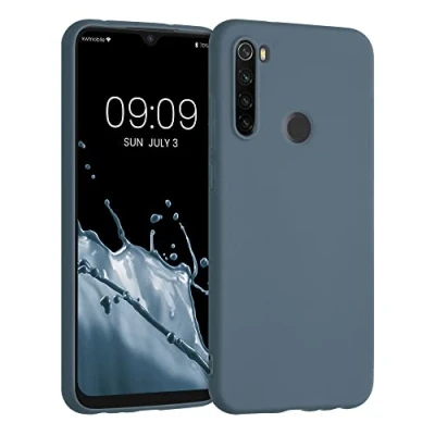 Afbeelding van kwmobile telefoonhoesje geschikt voor Xiaomi Redmi Note 8T Hoesje smartphone Back cover in leisteen