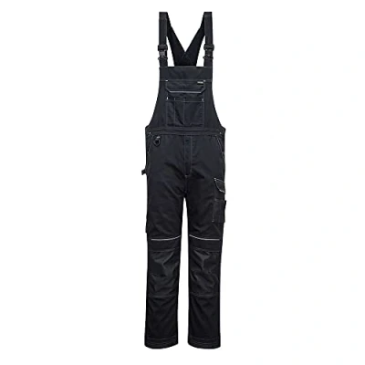 Afbeelding van Portwest PW3 Work Bib &amp; Brace, Kleur: Zwart, Maat: L, PW346BKRL