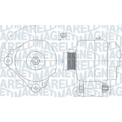 Afbeelding van Magneti Marelli Alternator/Dynamo 063731992010