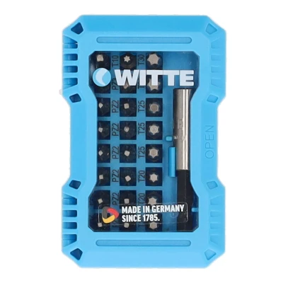 Afbeelding van Witte bitset 32 delig met bithouder