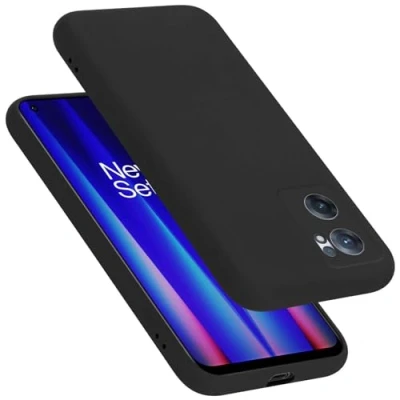Afbeelding van Cadorabo Hoesje geschikt voor OnePlus Nord CE 2 5G in LIQUID ZWART Beschermhoes gemaakt van flexibel TPU silicone Case Cover