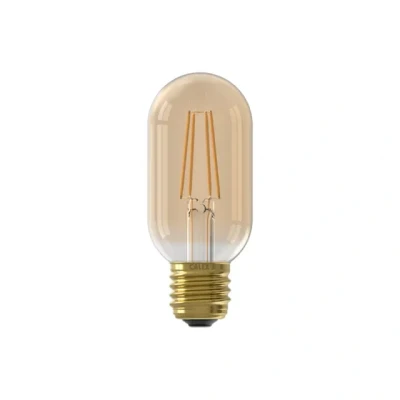 Afbeelding van LED lamp E27 Buis Calex (3.5W, 250lm, 2100K, Dimbaar, Goud)