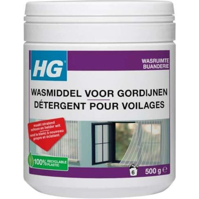 Afbeelding van HG Textiel Vitrage Wasmiddel Wit 500GR