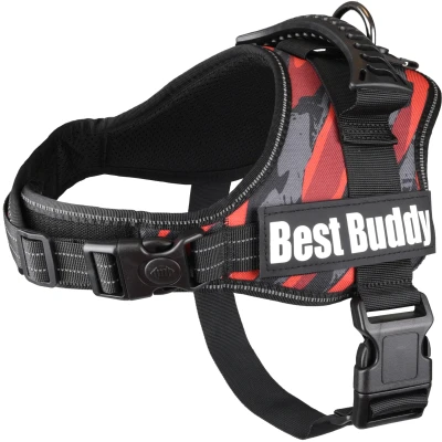 Afbeelding van Hondentuig Best Buddy Pluto Rood Army M