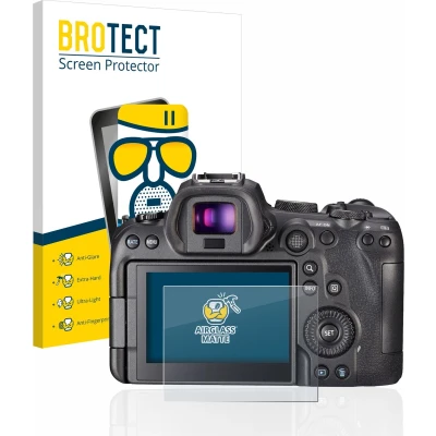 Afbeelding van BROTECT Screenprotector voor Canon EOS R6 Folie Beschermfolie Beschermglas matte