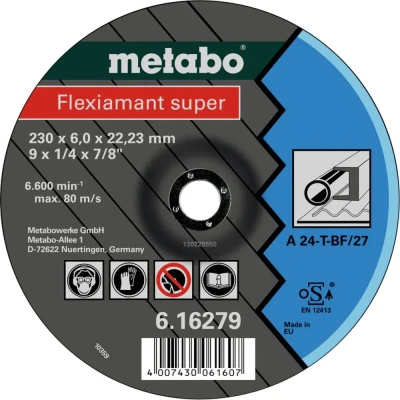 Afbeelding van Metabo Accessoires Afbraamschijf Ø 115x6,0x22,2 staal Flexiamant super 25 stuks 616275000