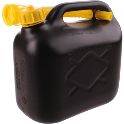 Afbeelding van Dunlop Jerrycan 10 Liter Met Vulslang Kunststof Zwart