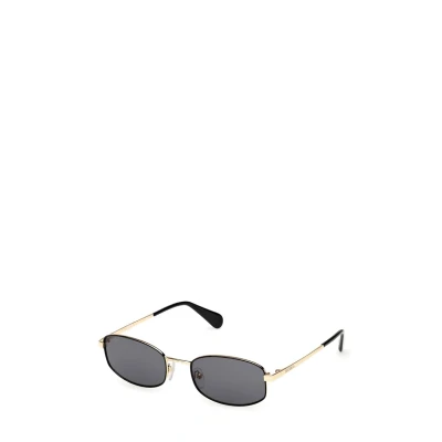 Afbeelding van MAX&amp;Co. Zonnebril, Dames, Maat: One Size, Glossy black smoke gray