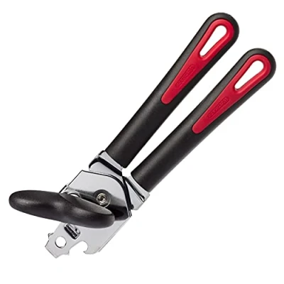 Afbeelding van Westmark Gallant blikopener uit metaal en kunststof zwart rood 20.8x6.5x5.3cm