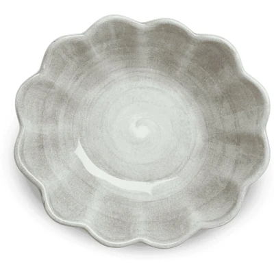 Afbeelding van Mateus Oyster schaal 16x18 cm Grijs