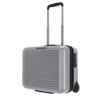 Afbeelding van MANDARINA DUCK met laptopvak Tank Case Pilot Trolley Grigio Zilverkleurig 40cm