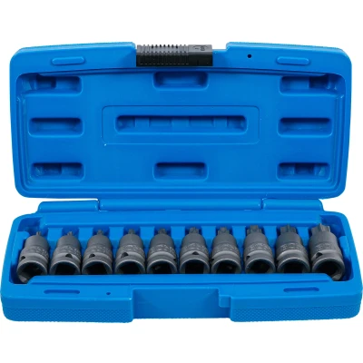 Afbeelding van BGS Kracht dopsleutelbitset 1/2&quot; Torx T20 T70 10 delig