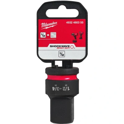 Afbeelding van Milwaukee Accessoires Adapter SHOCKWAVE Hex van 1/2&quot; naar 3/4 1 stuk 4932480355