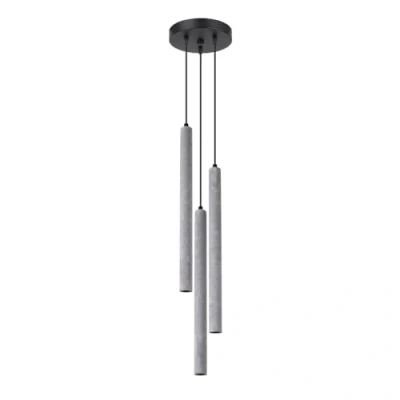 Afbeelding van Sollux Pastelo Hanglamp, cluster, modern, beton, 3 x G9