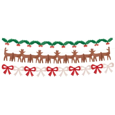 Afbeelding van Kerstmis slinger set Meri (3st)