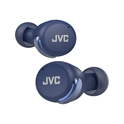 Afbeelding van JVC HA Z330T A Compacte True Wireless oordopjes, actieve ruisonderdrukking, laag gewicht, stijlvol design, BT 5.2, waterdicht (IPX4), 21 uur speeltijd, lage latency modus voor games, blauw