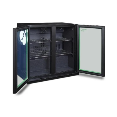 Afbeelding van Barkoeling Horeca ECO 2 klapdeuren Zwart 218L (H)86,5x(B)86,6x(D)52