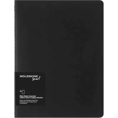 Afbeelding van Moleskine Notitieboek Smart Collectie Cahier XL Zachte Kaft Gelinieerd Zwart (Set van 2)