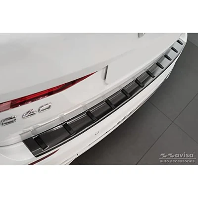 Afbeelding van Avisa Zwart RVS Achterbumperprotector voor Volvo XC60 II 2017 2021 &amp; Facelift (incl. R Design) &#039;STRONG EDITION&#039;