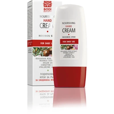Afbeelding van Biologische Verzorgende handcrème Rooibos en Roos 80ml
