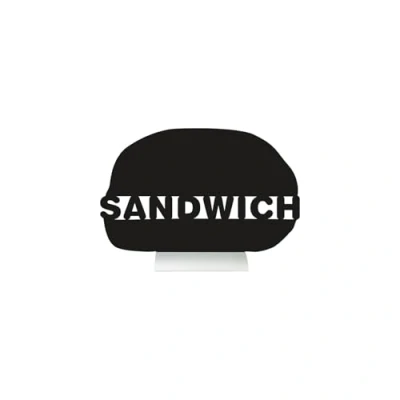 Afbeelding van Tafelkrijtbord Securit, Sandwich, aluminium, incl. 1 krijtstift dun wit