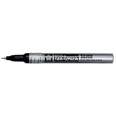 Afbeelding van Viltstift Sakura pen touch EF zilver 1 2mm