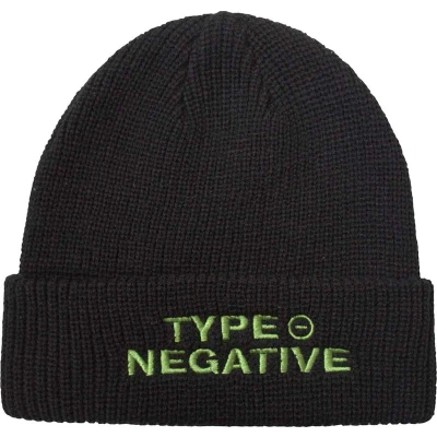 Afbeelding van Type O Negative Text Logo Beanie Muts Zwart
