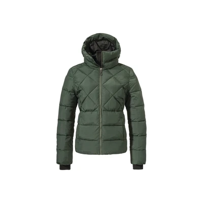 Afbeelding van Schöffel Dames Ins Jacket Boston L, warme winterjas van gerecyclede materialen, lichte gewatteerde jas met capuchon, winddicht en waterafstotend