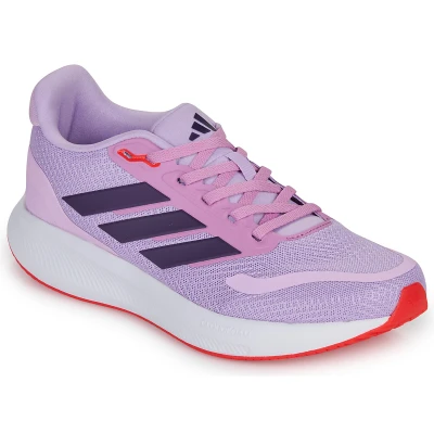 Afbeelding van adidas Performance Runfalcon Unisex Trail hardloopschoenen voor kinderen, Maat: 38 2/3, Powder plum/aurora plum/lucid red Schoenen
