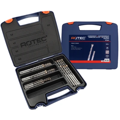 Afbeelding van Rotec Hamerborenset Cassette SDS+ V Breaker 40 dlg. 900.1015