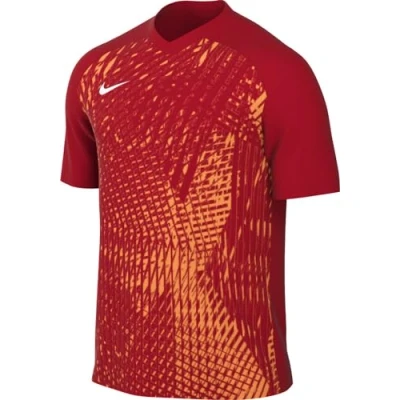 Afbeelding van Nike Performance Drifit Precision VI Voetbalshirt, Heren, Maat: XL, University red bright citrus white