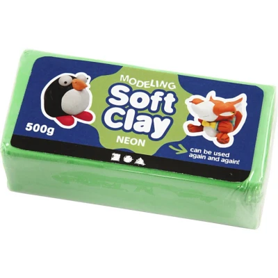 Afbeelding van Creativ Company Zachte Klei Neon Groen, 500gr.