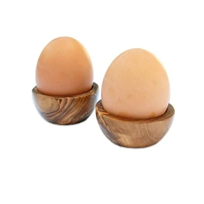 Afbeelding van D.O.M.® Eierdopjes Piccolo van olijfhout in set 6