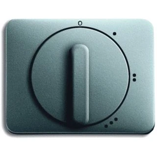Afbeelding van Abb busch jaeger alpha draaigreep kunststof symbool 3 standen schakelaar standenschakelaar ip20 titanium 2cka001710a3466