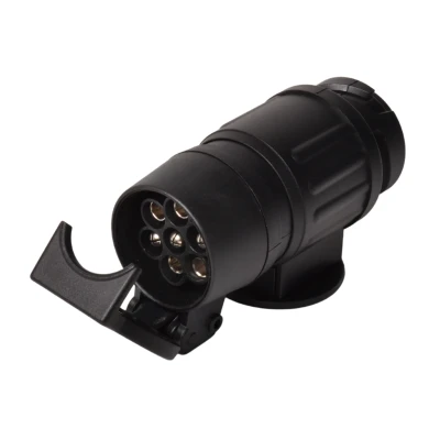 Afbeelding van Aanhangwagendirect Verloopstekker extra lang auto 13P &gt; aanhanger 7P