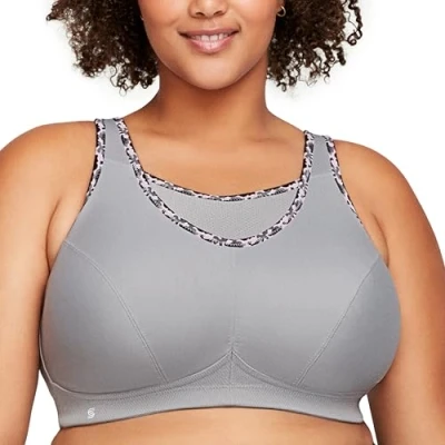 Afbeelding van Glamorise Women&#039;s Full Figure No Bounce Camisole Draadloze Sportbeha #1066