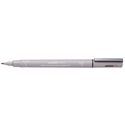 Afbeelding van Fineliner Uni ball Pin brush lichtgrijs