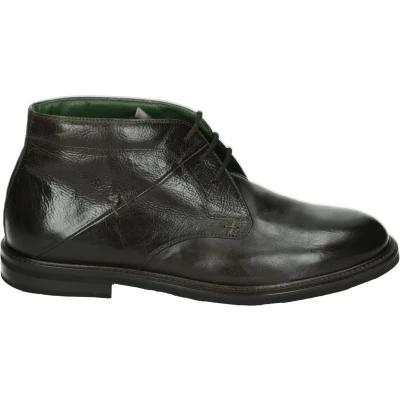 Afbeelding van Galizio Torresi 424348 Heren sneakersHeren veterschoenVrije tijd half hoog Kleur: Bruin Maat: 46