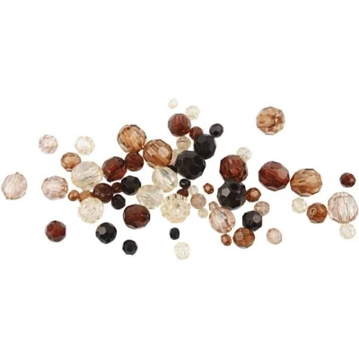 Afbeelding van Creativ Company Facetkralen Mix Goud, 50 gram