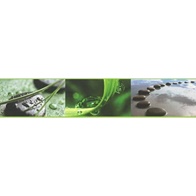 Afbeelding van NATURE BEHANGRAND Zelfklevend groen zwart blauw grijs A.S. Création Only Borders 11