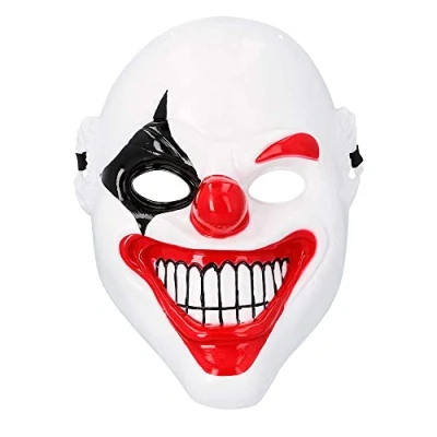 Afbeelding van Boland 72264 masker horrorclown, gezichtsmasker, killer, psycho, accessoire, Halloween, carnaval, themafeest