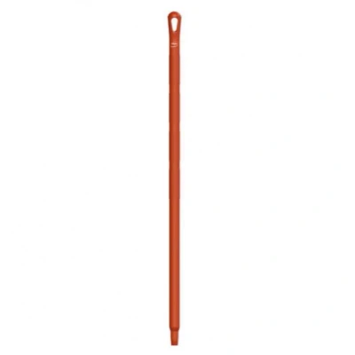 Afbeelding van Vikan Stelen 100cm Hygiene Kunststof Korte Steel 1000mm Ø32mm Rood