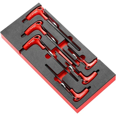 Afbeelding van Facom sls mod foam 6 inbussleutels t greep 3 10mm MODM.84TZJ6SLS