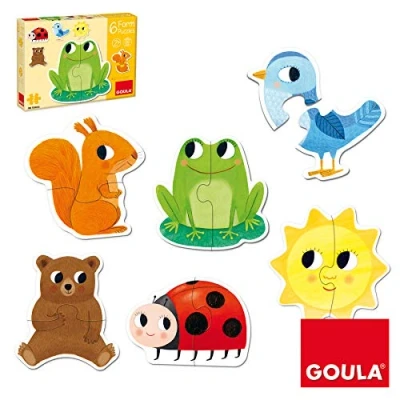 Afbeelding van Jumbo GOULA 6 Form Puzzels Kinderpuzzel Kinderen vanaf 2 Jaar Nederlands Peuterspeelgoed