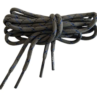 Afbeelding van Schoenveter grijs blauw 90 cm lang x4 mm breed model rond