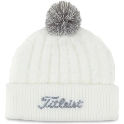 Afbeelding van Titleist Beanie met Pom Pon Wit One size