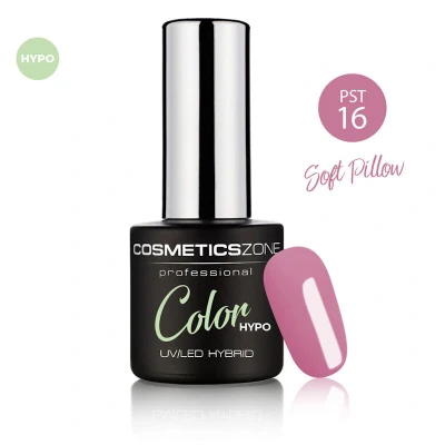 Afbeelding van Cosmetics Zone UV/LED Hypoallergene Gellak Soft Pillow PST16 Donkerroze Glanzend Gel nagellak