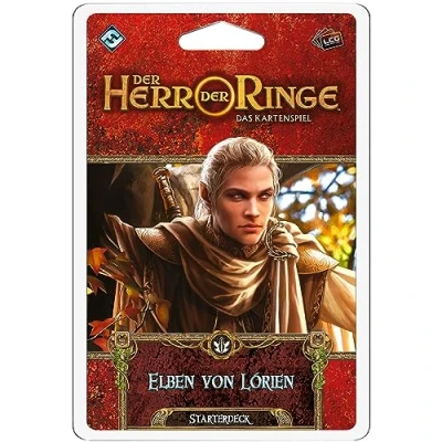 Afbeelding van Fantasy Flight Games, der Herrr Ringen: LCG Elben von Lórien, starterdeck, expertspel, kaartspel, 1 4 spelers, vanaf 14+ jaar, 30+ minuten per speler, Duits